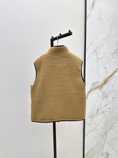 Bur New Teddy Bear Stand Collar Vest