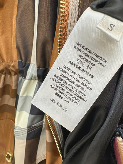 Bur New Plaid hooded jacket