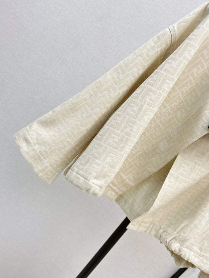 Fend New Printed cape coat