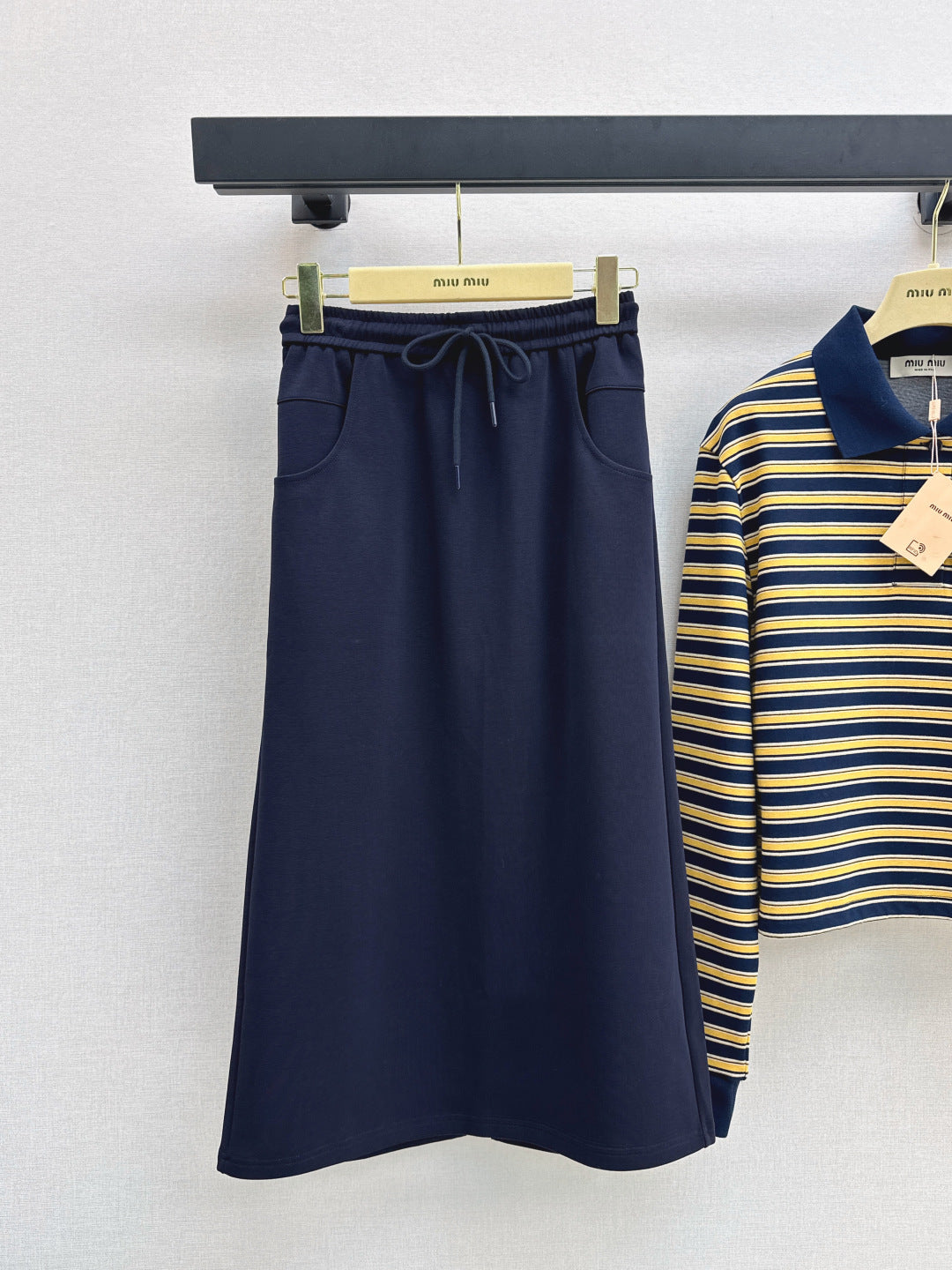 Miu New striped casual suit