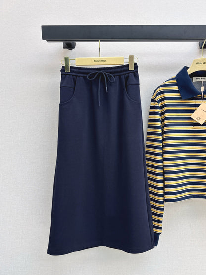 Miu New striped casual suit