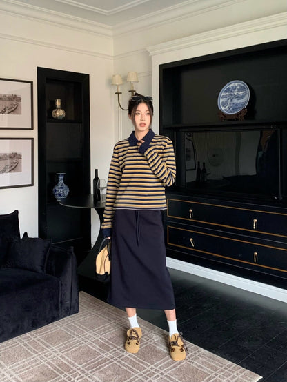 Miu New striped casual suit