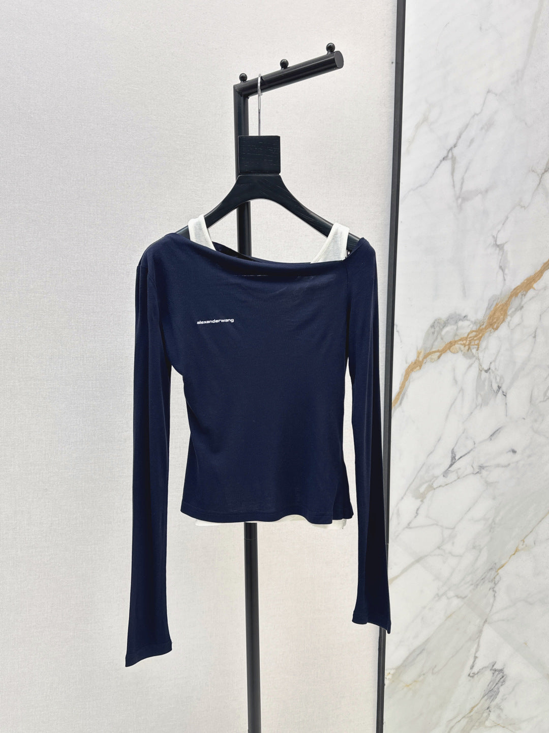 Miu New Fake two-piece design bottoming shirt