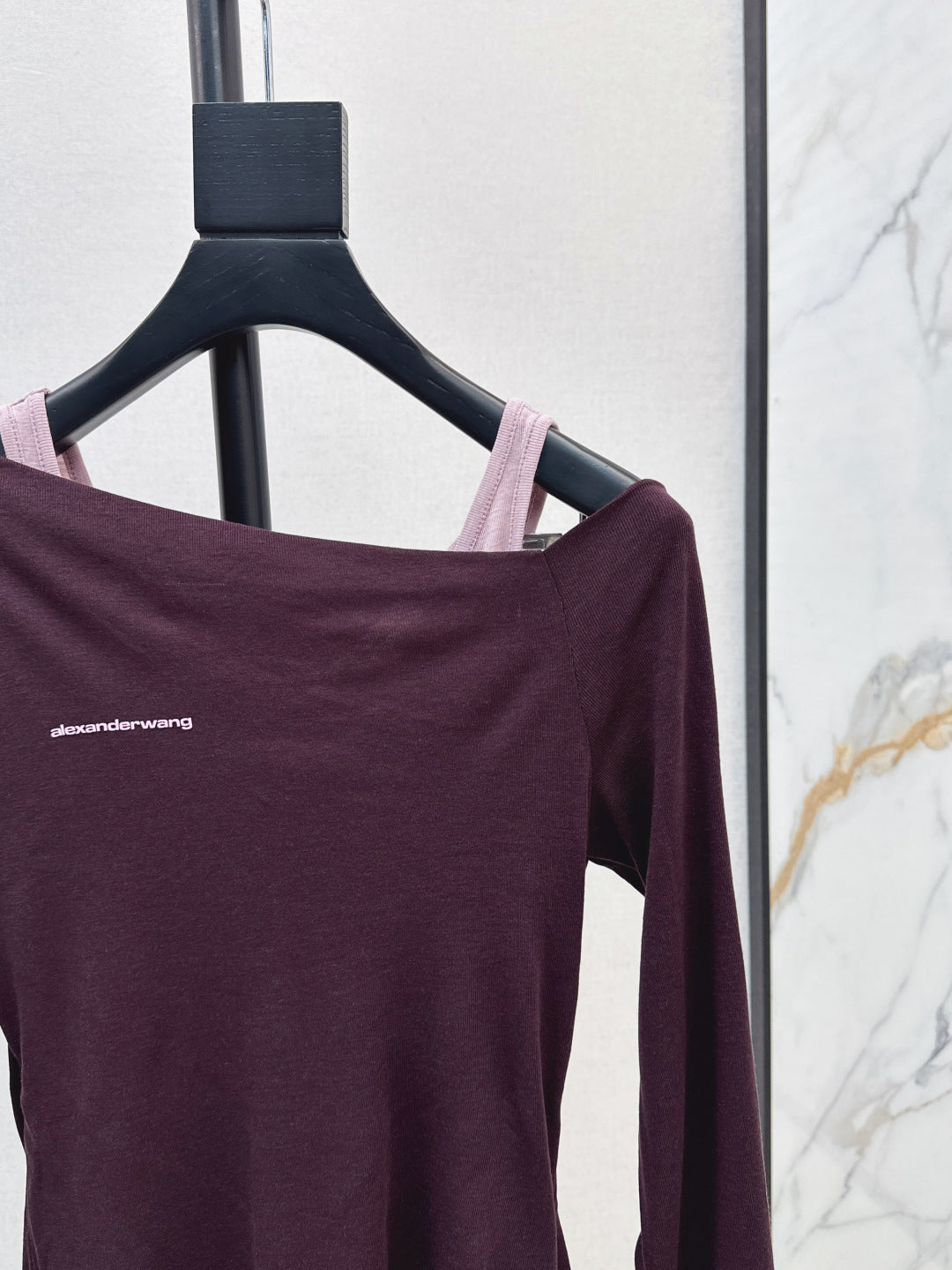 Miu New Fake two-piece design bottoming shirt