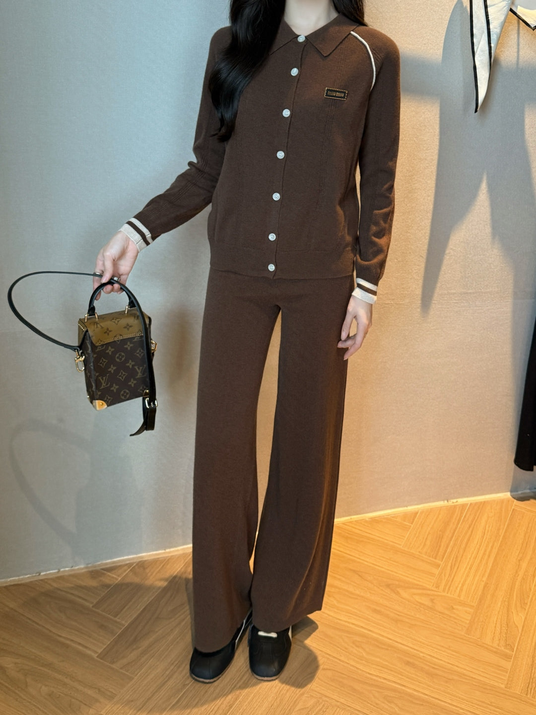 Miu New knitted suit