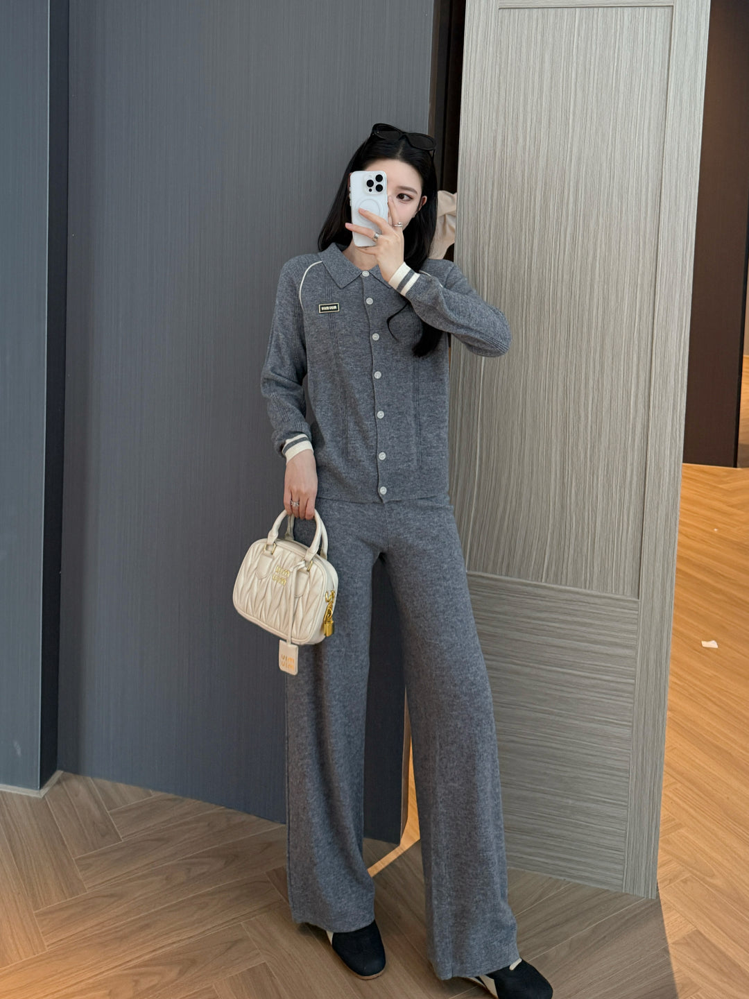 Miu New knitted suit