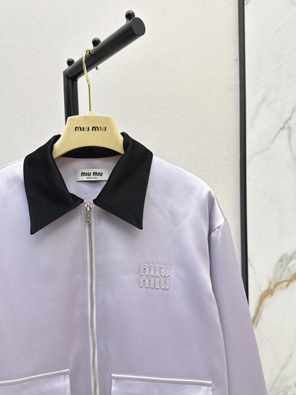 Miu New satin jacket