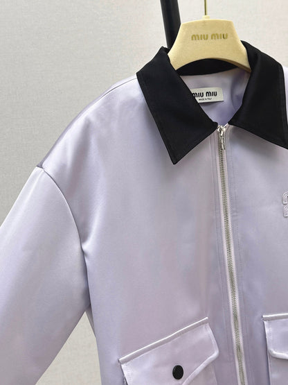 Miu New satin jacket
