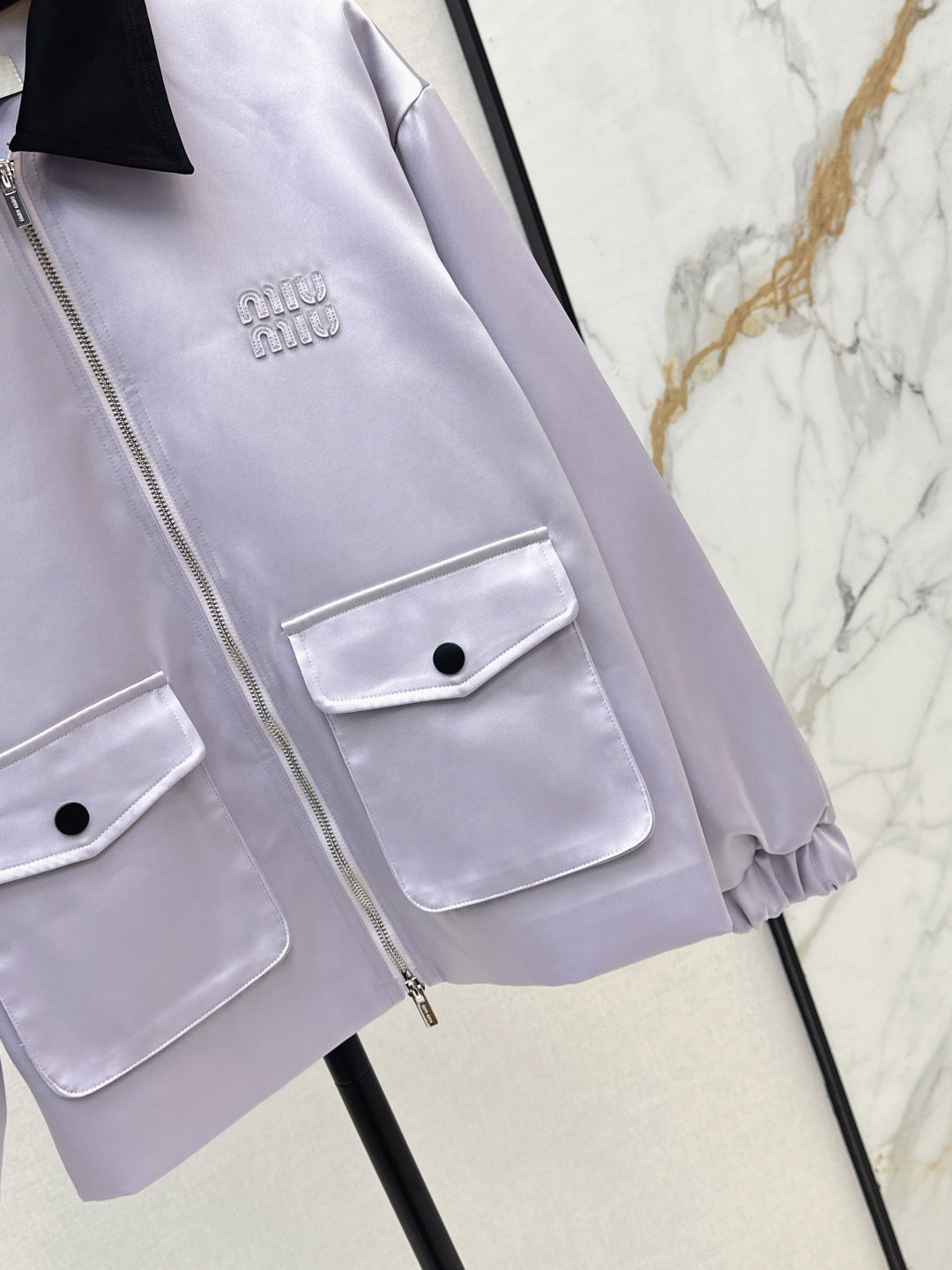 Miu New satin jacket