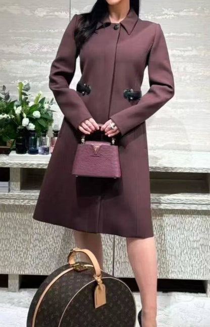 Louis New belted trench coat