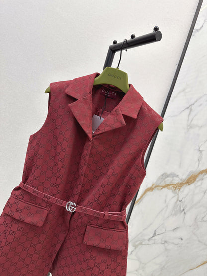 Guc New jacquard vest