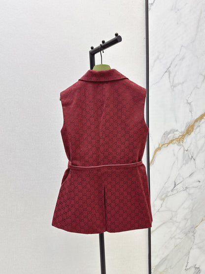 Guc New jacquard vest