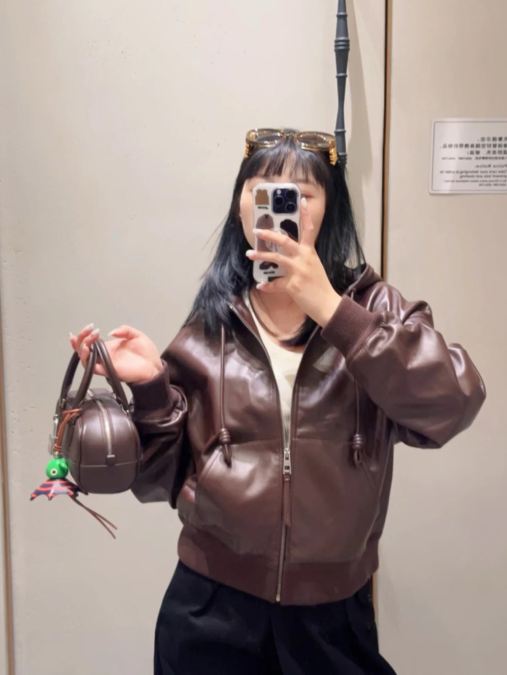 Loe New leather jacket