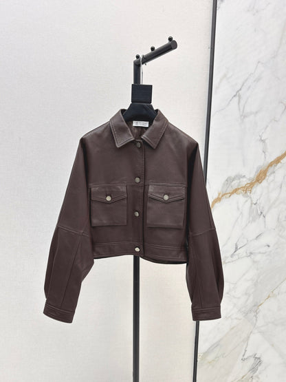 Brune New leather jacket