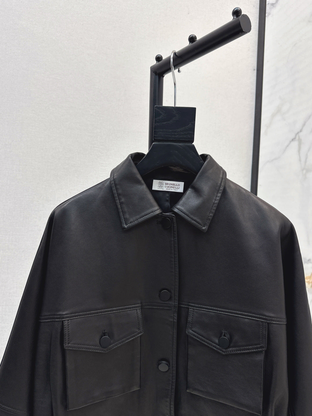 Brune New leather jacket