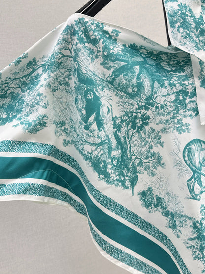 CD New Silk cape shawl