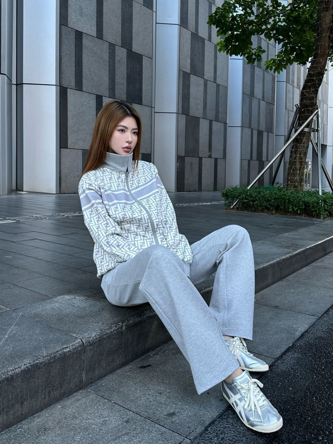 Fend New Double-sided casual suit