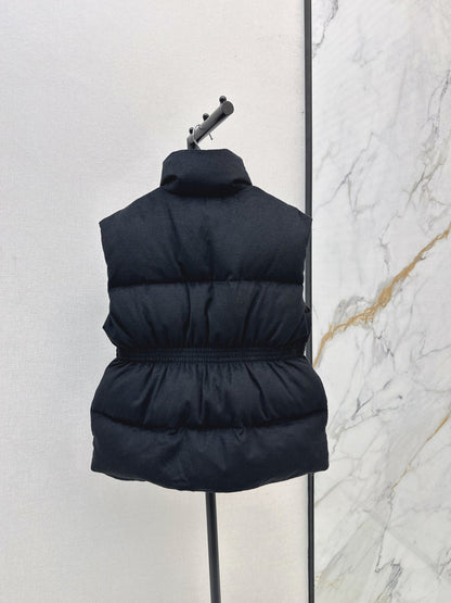 Pra New belt waist vest down jacket