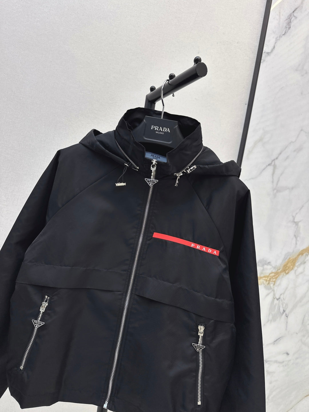 Pra New Red label letter jacket