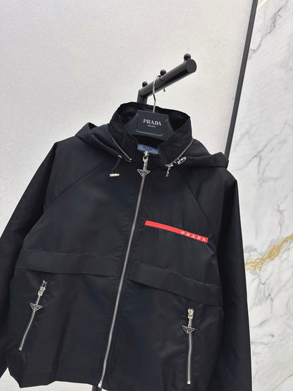 Pra New Red label letter jacket