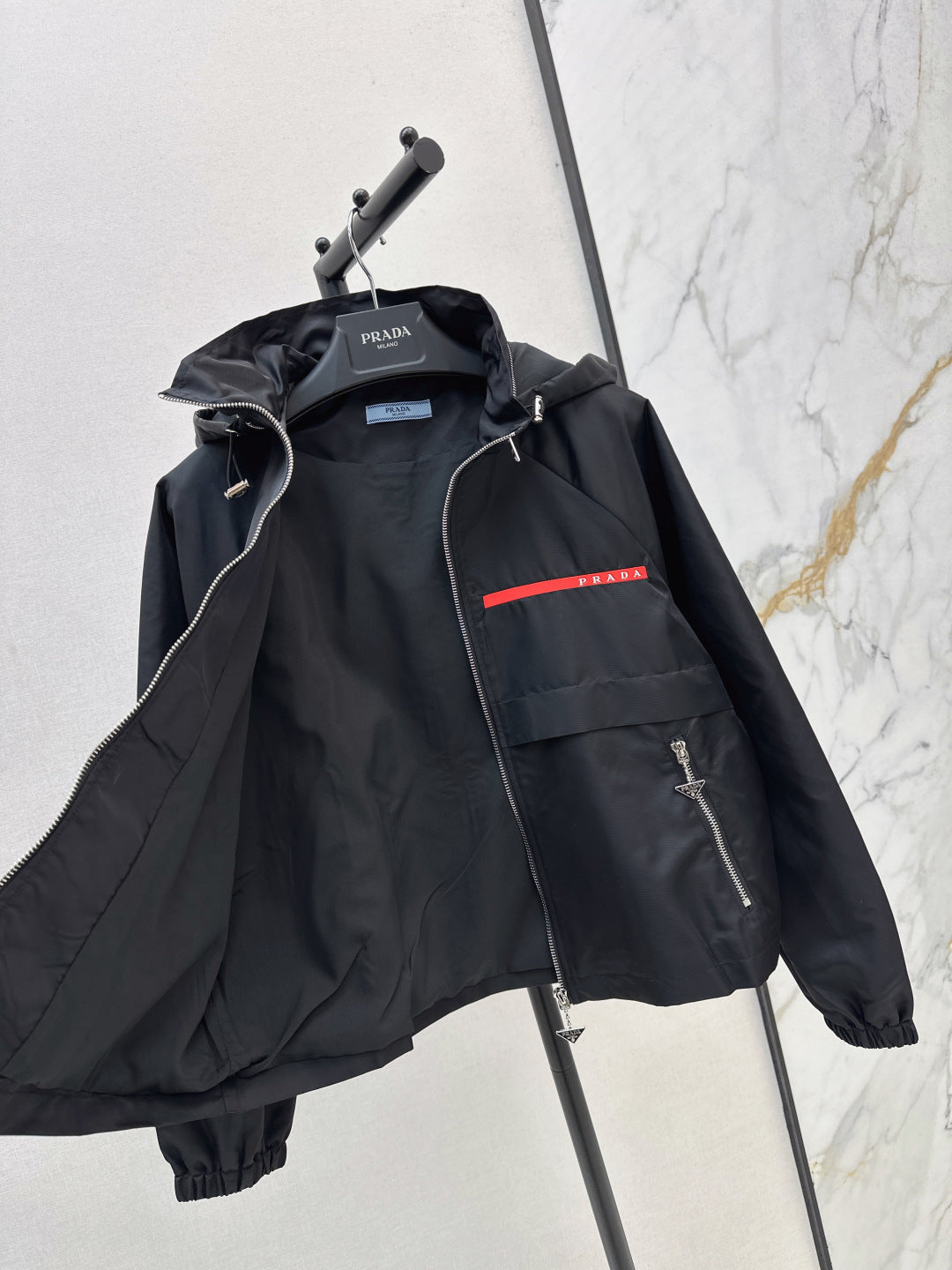 Pra New Red label letter jacket