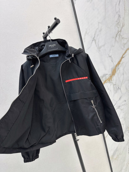 Pra New Red label letter jacket