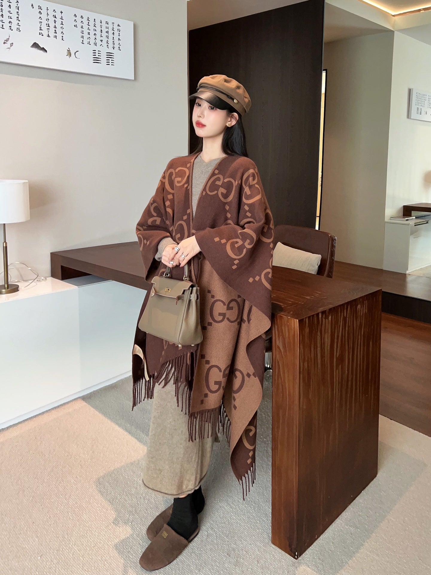 Guc New Cape shawl coat