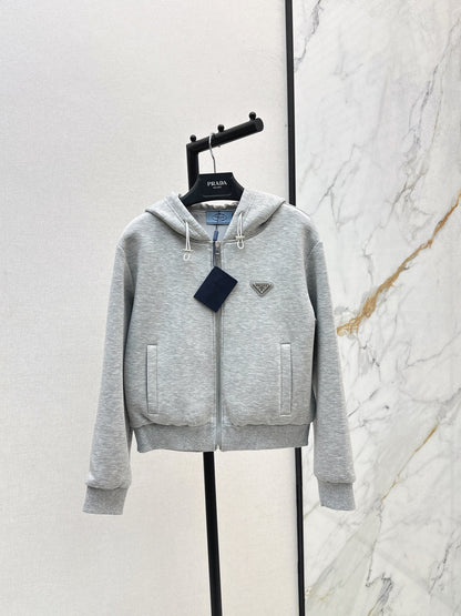 Pra New Hooded zip-up jacket