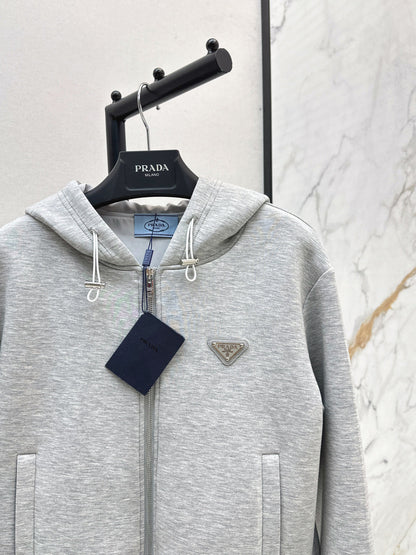 Pra New Hooded zip-up jacket