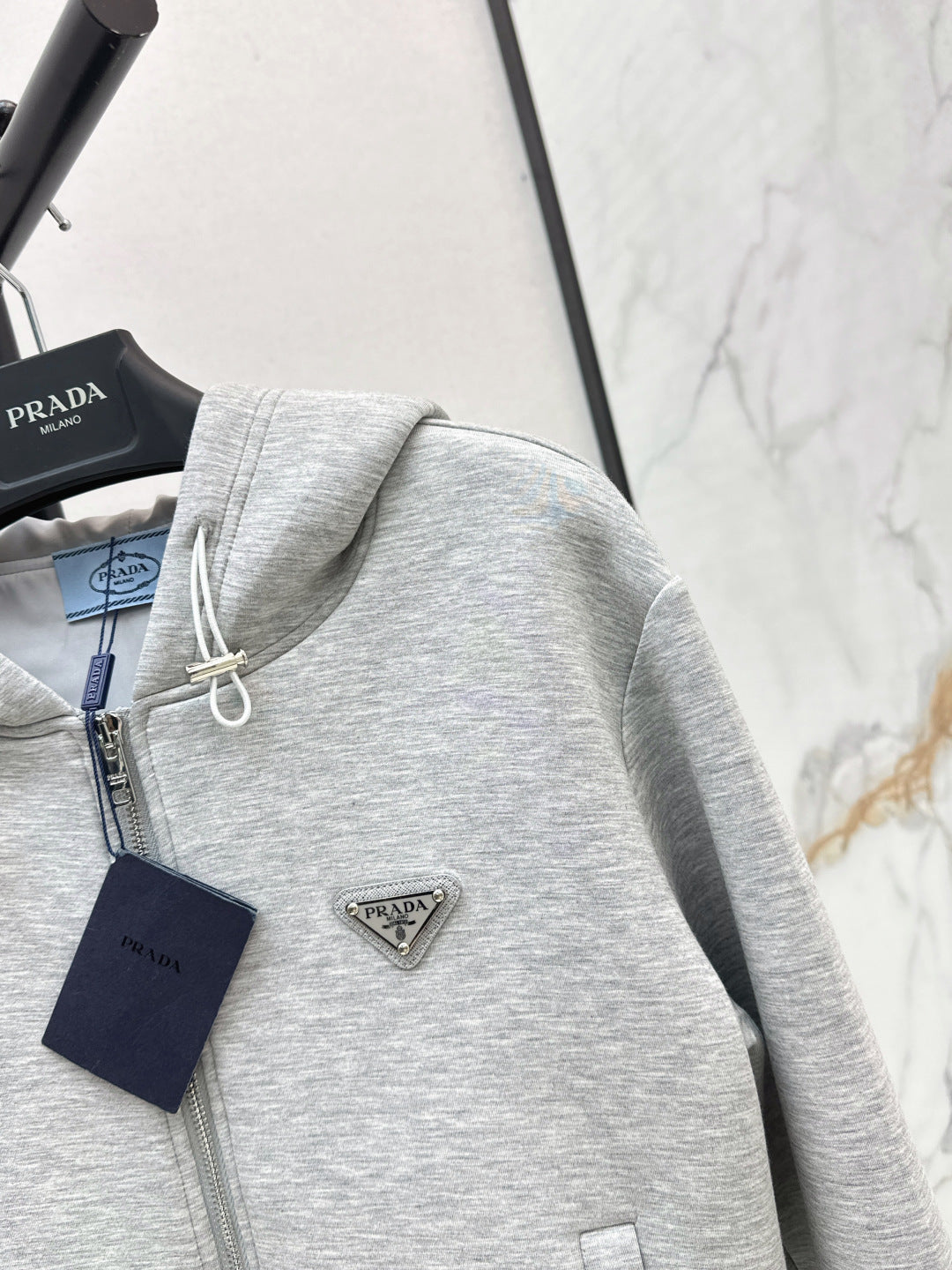 Pra New Hooded zip-up jacket