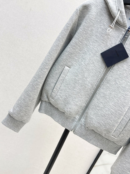 Pra New Hooded zip-up jacket