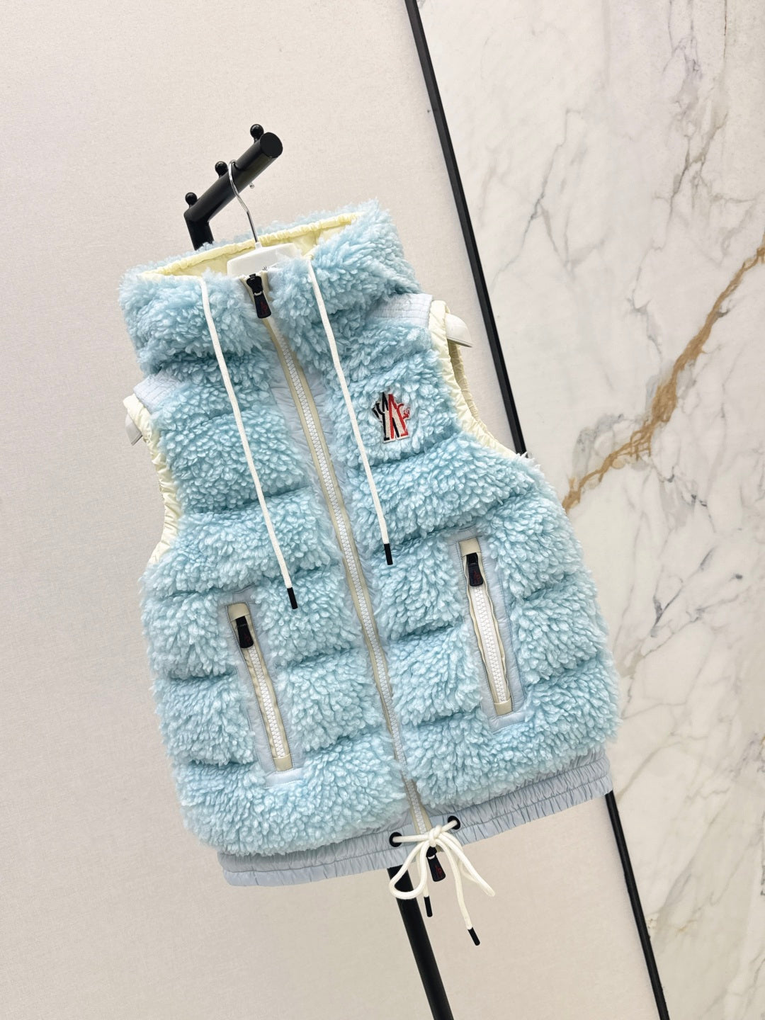 Monc New lambswool vest down jacket