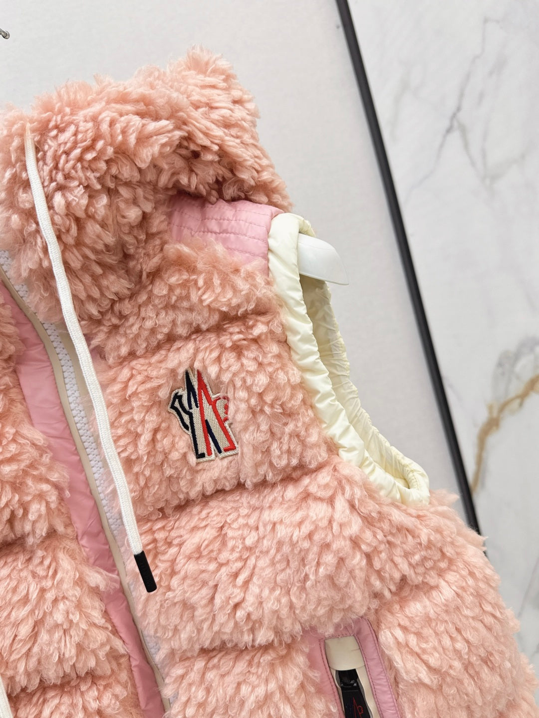 Monc New lambswool vest down jacket