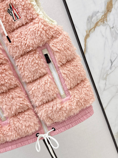 Monc New lambswool vest down jacket