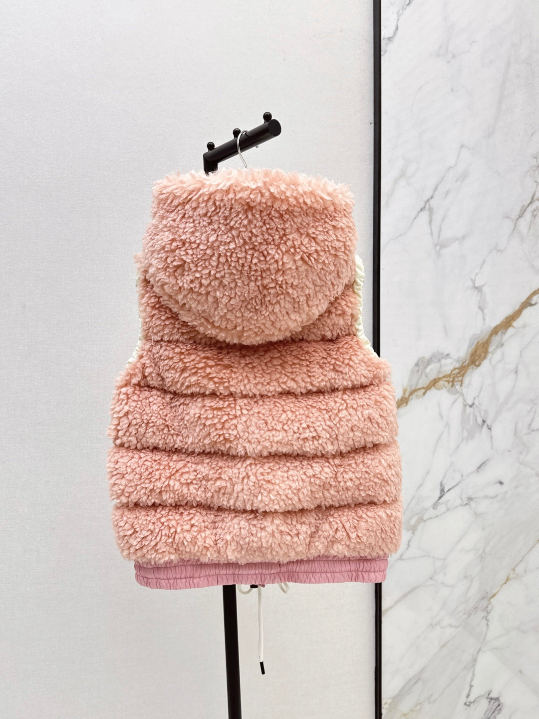 Monc New lambswool vest down jacket