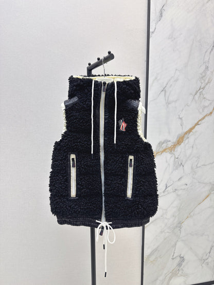 Monc New lambswool vest down jacket