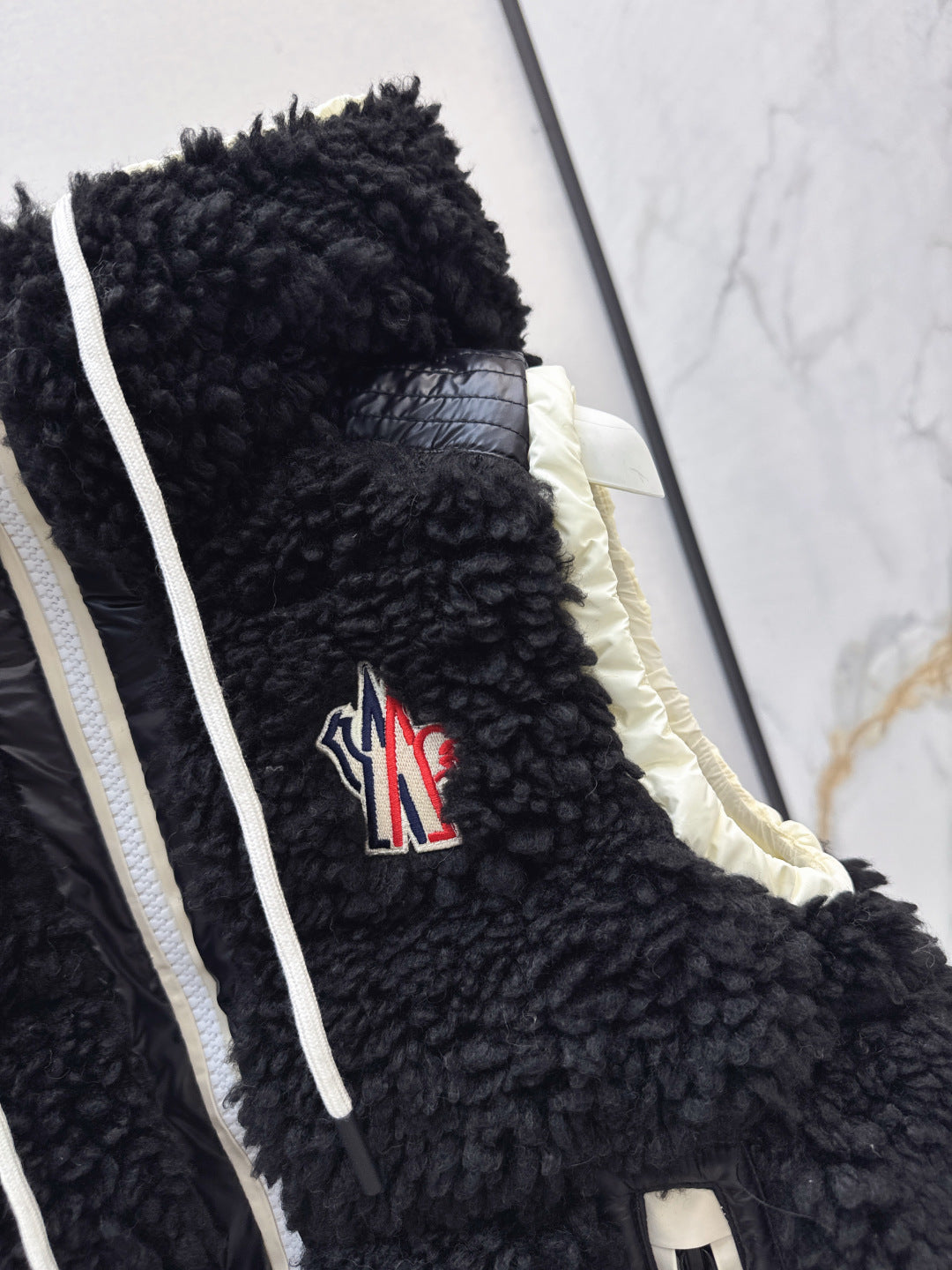 Monc New lambswool vest down jacket