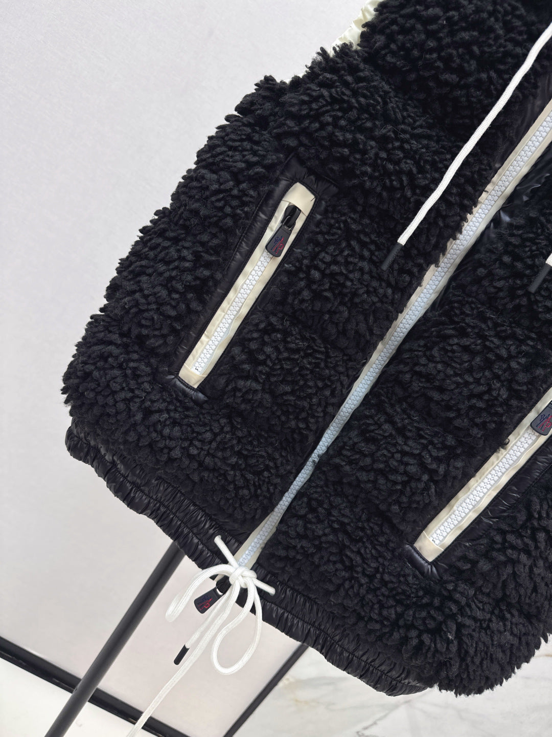 Monc New lambswool vest down jacket