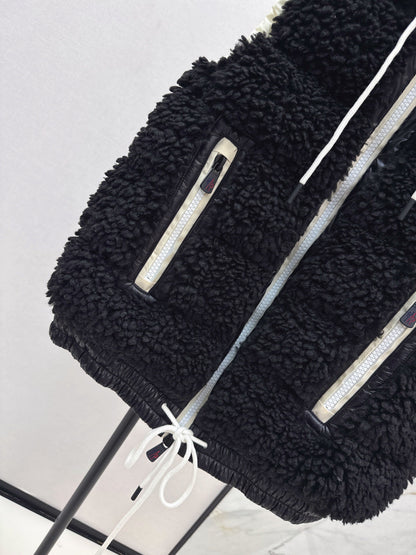 Monc New lambswool vest down jacket