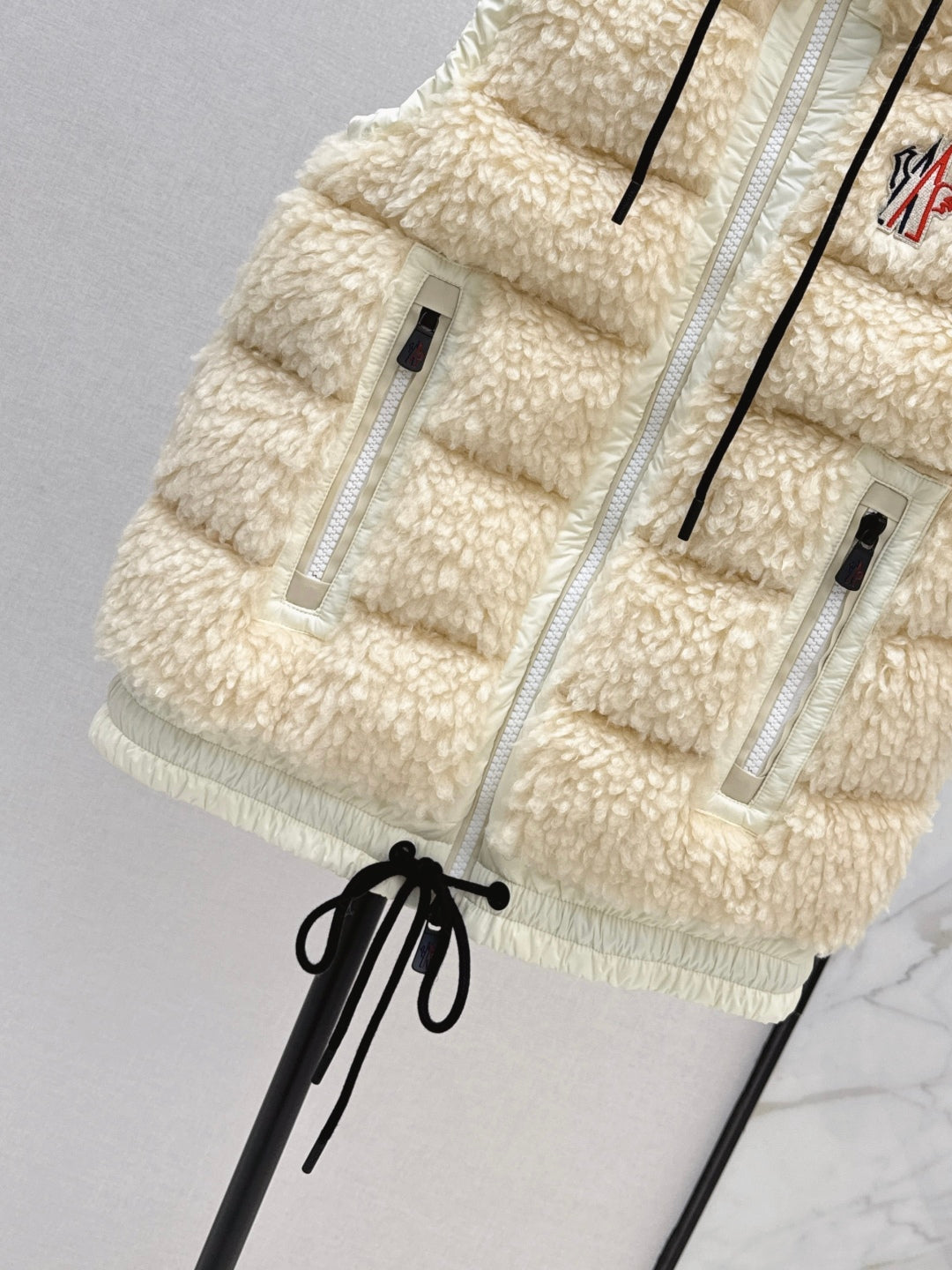 Monc New lambswool vest down jacket