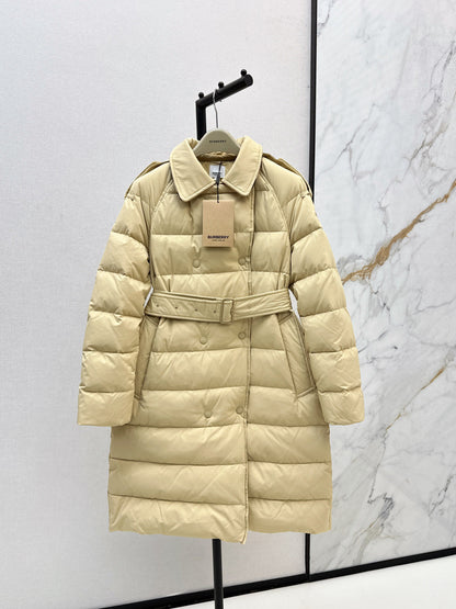 Bur New Double-breasted long down jacket