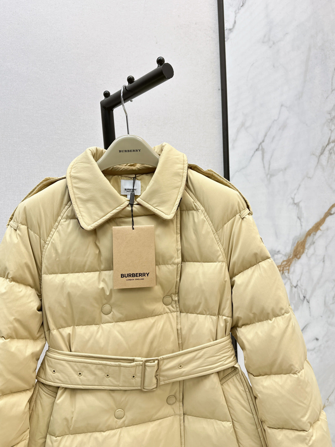 Bur New Double-breasted long down jacket