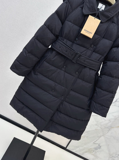Bur New Double-breasted long down jacket
