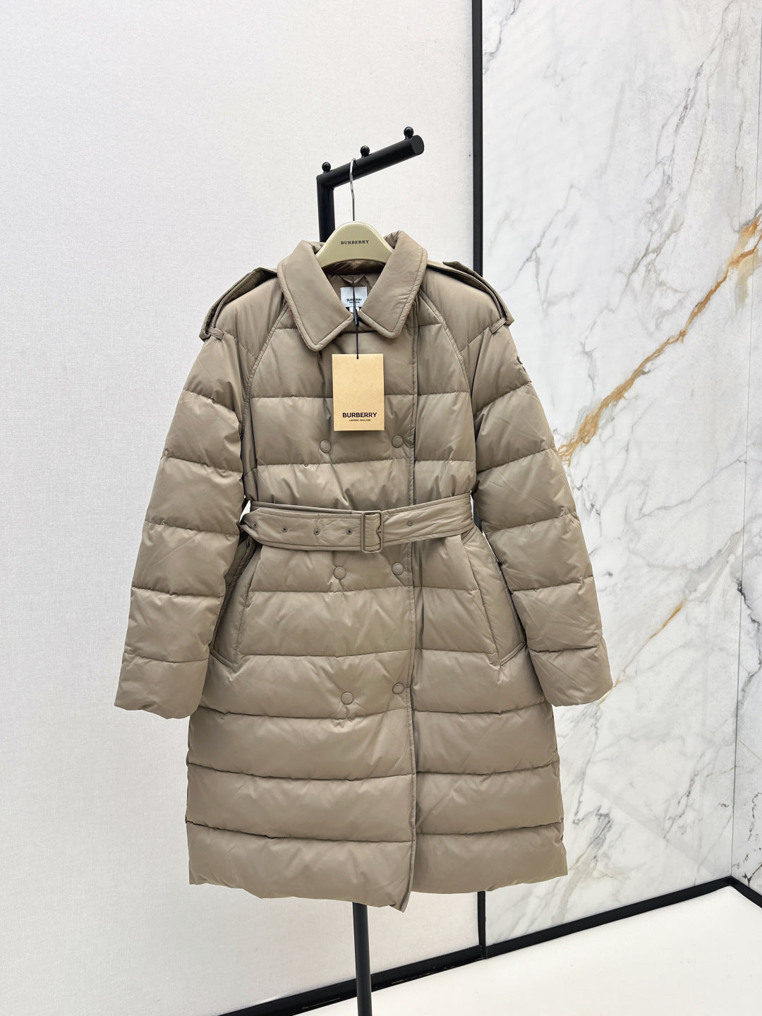 Bur New Double-breasted long down jacket