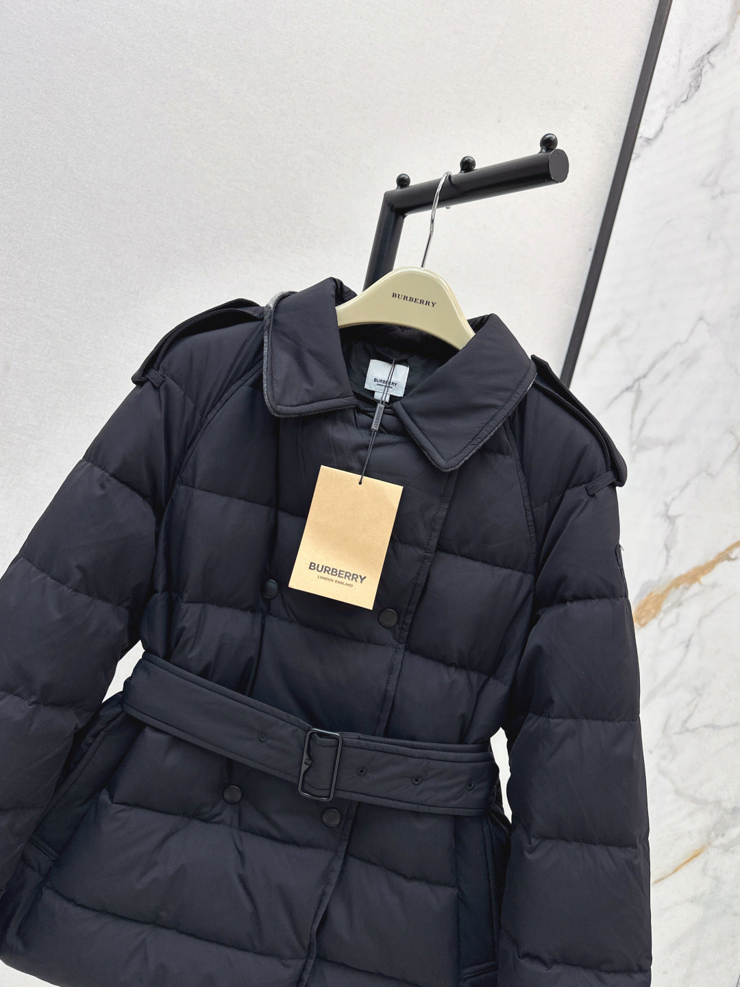 Bur New Double-breasted short down jacket