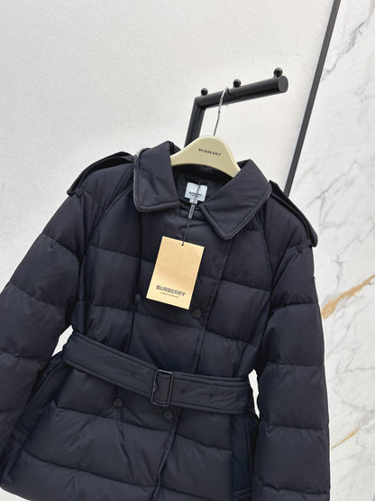 Bur New Double-breasted short down jacket
