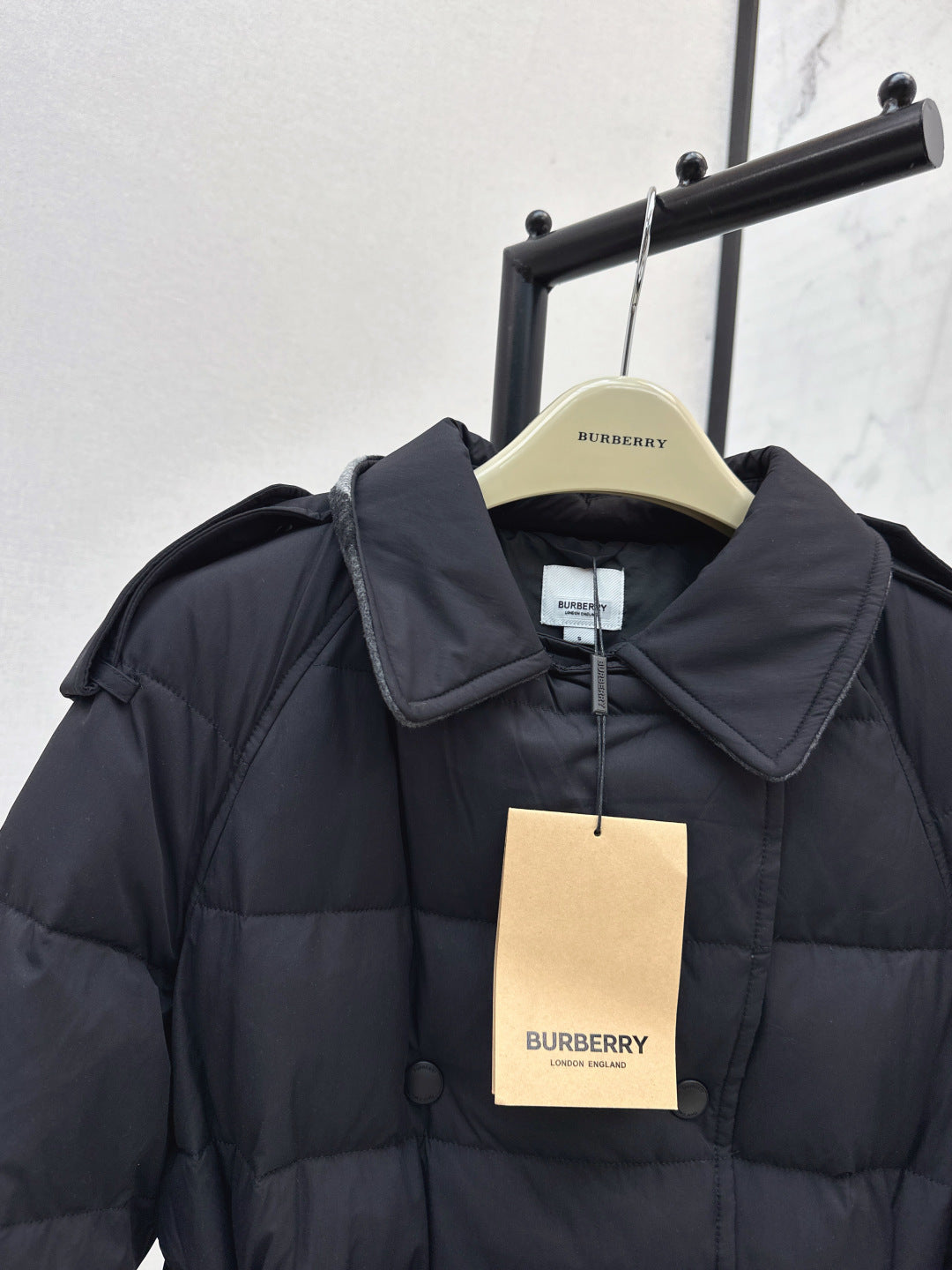 Bur New Double-breasted short down jacket