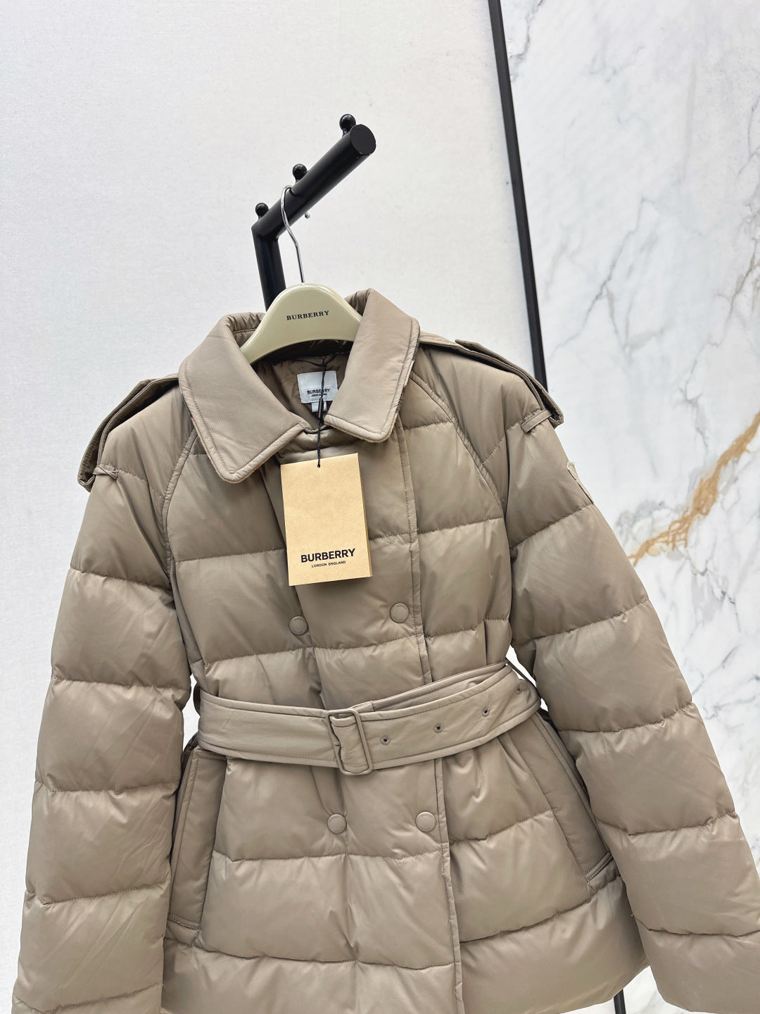 Bur New Double-breasted short down jacket