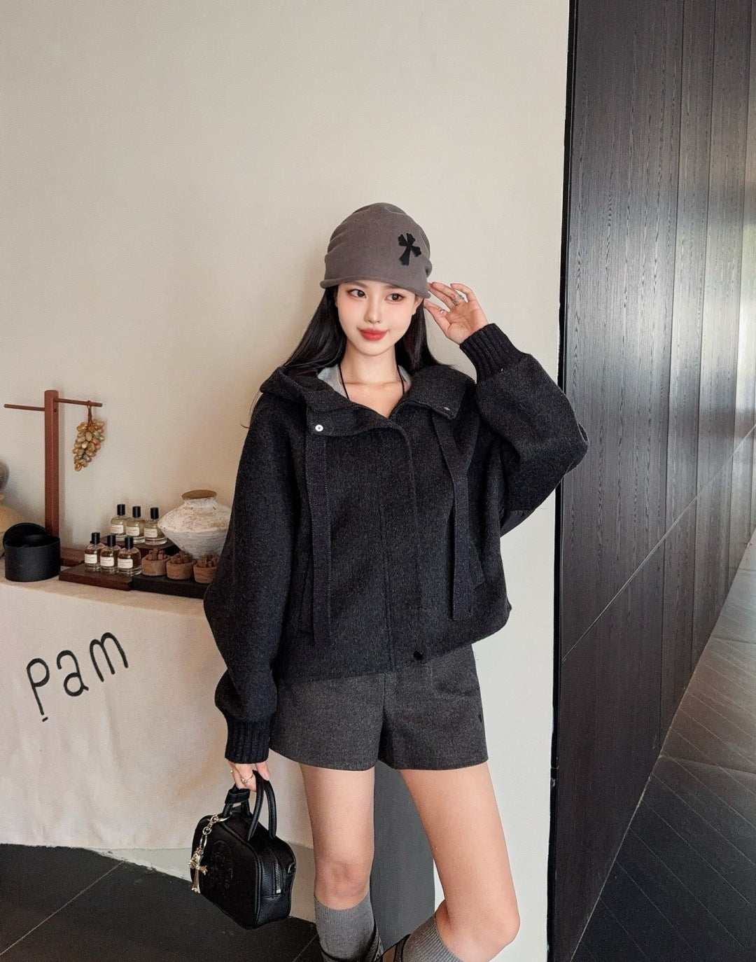 Max New hooded down jacket