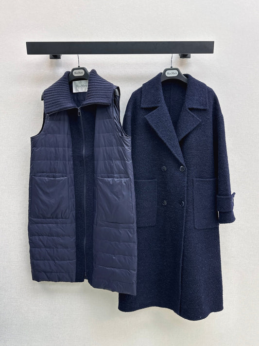 Max New Down vest + coat two-piece set